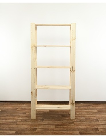 Regał drewniany modułowy z półką ażurową  Maxi 4L+ - product 2