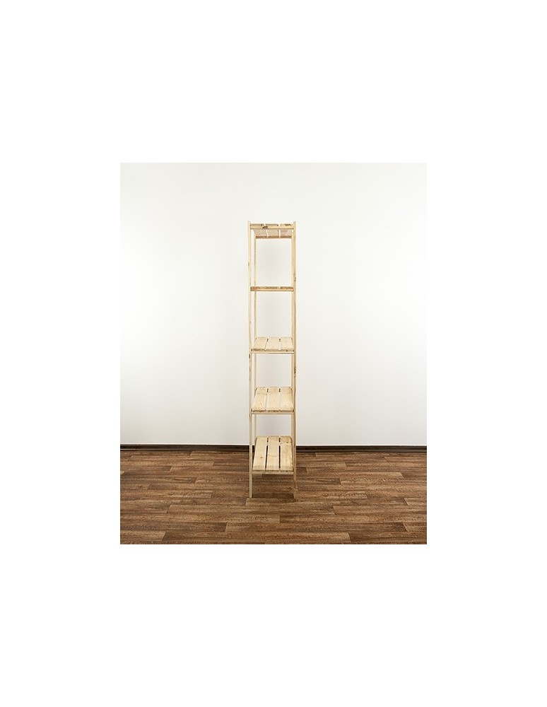 seria MAXI - Regał drewniany modułowy z półką ażurową  Maxi 4L+ - product MODO24.PL 3