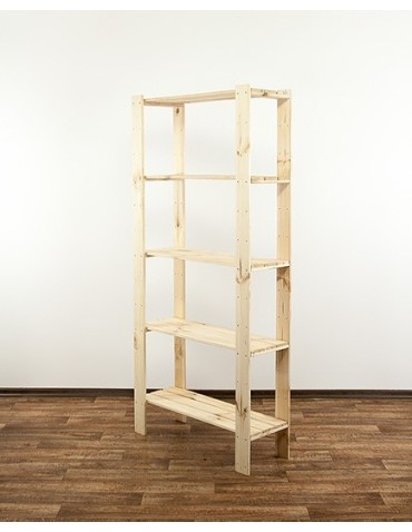 seria MAXI - Regał drewniany modułowy z półką ażurową  Maxi 4L+ - product 4