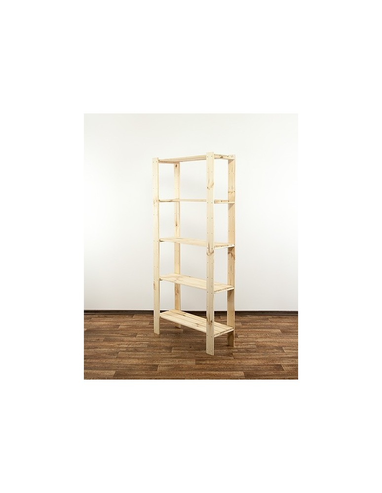 seria MAXI - Regał drewniany modułowy z półką ażurową  Maxi 4L+ - product MODO24.PL 4