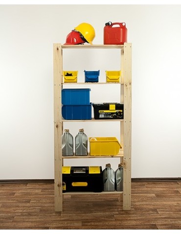 seria MAXI - Regał drewniany modułowy z półką ażurową  Maxi 4L+ - product 9