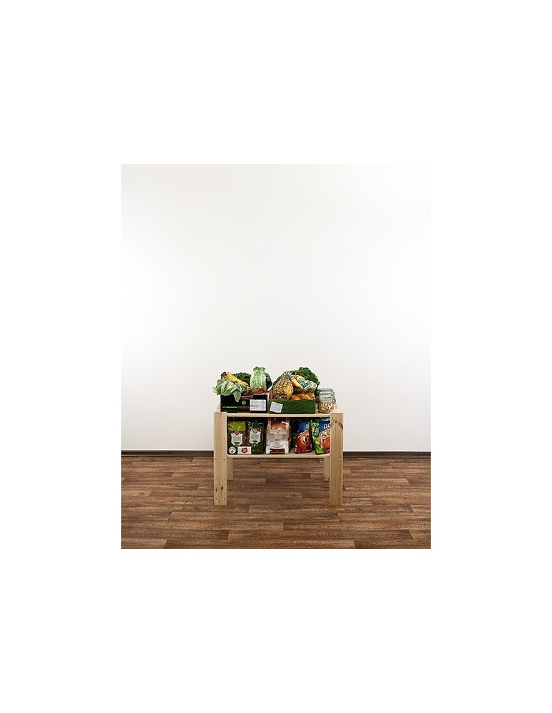 seria MAXI - Regał drewniany do warsztatu z półką ażurową  Maxi 2M - product MODO24.PL 6