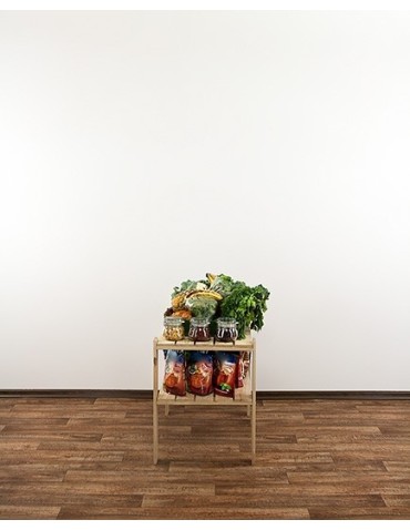 seria MAXI - Regał drewniany do warsztatu z półką ażurową  Maxi 2M - product 7