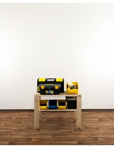 seria MAXI - Regał drewniany do warsztatu z półką ażurową  Maxi 2M - product 8