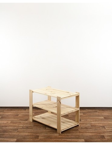 Regał drewniany do piwnicy z półką ażurową  Maxi 2M+ - product 2