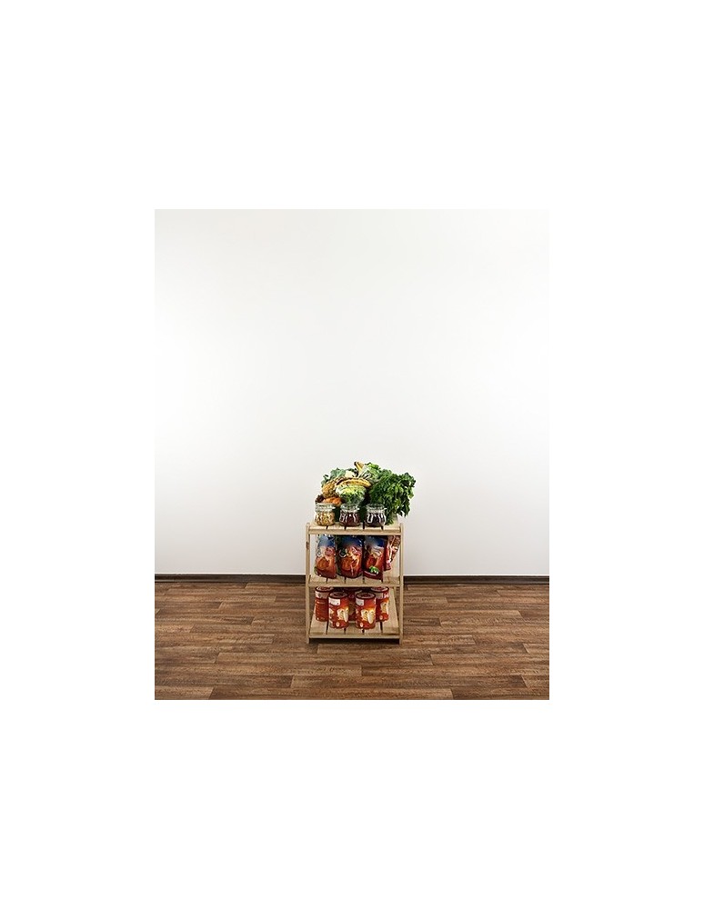 seria MAXI - Regał drewniany do piwnicy z półką ażurową  Maxi 2M+ - product MODO24.PL 7