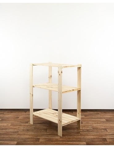 Regał drewniany modułowy Maxi 3M z półką ażurową - product 2