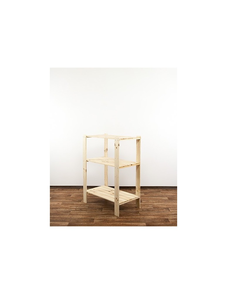 seria MAXI - Regał drewniany modułowy Maxi 3M z półką ażurową - product MODO24.PL 2