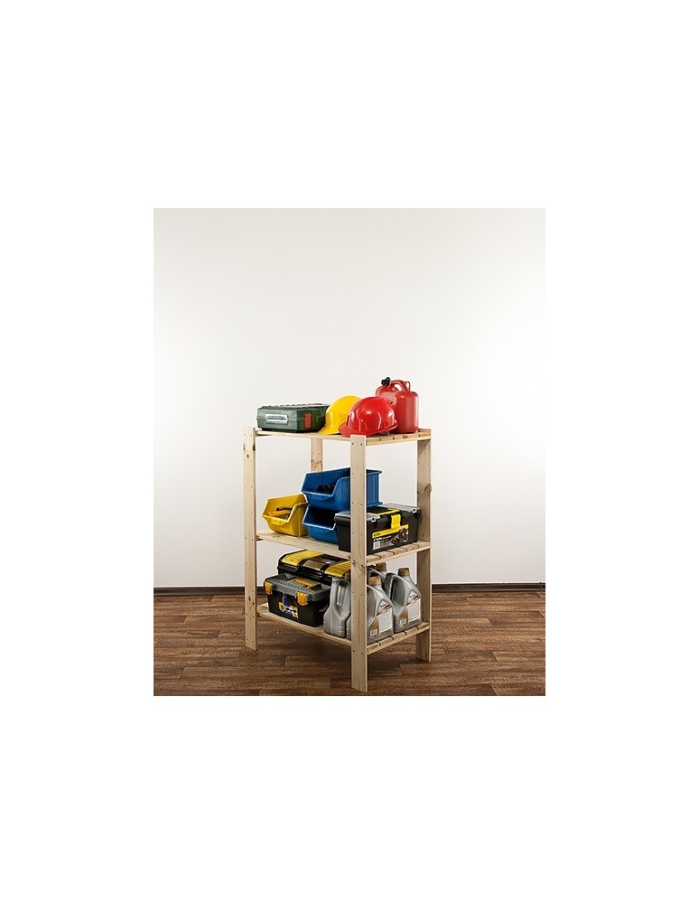 seria MAXI - Regał drewniany modułowy Maxi 3M z półką ażurową - product MODO24.PL 10