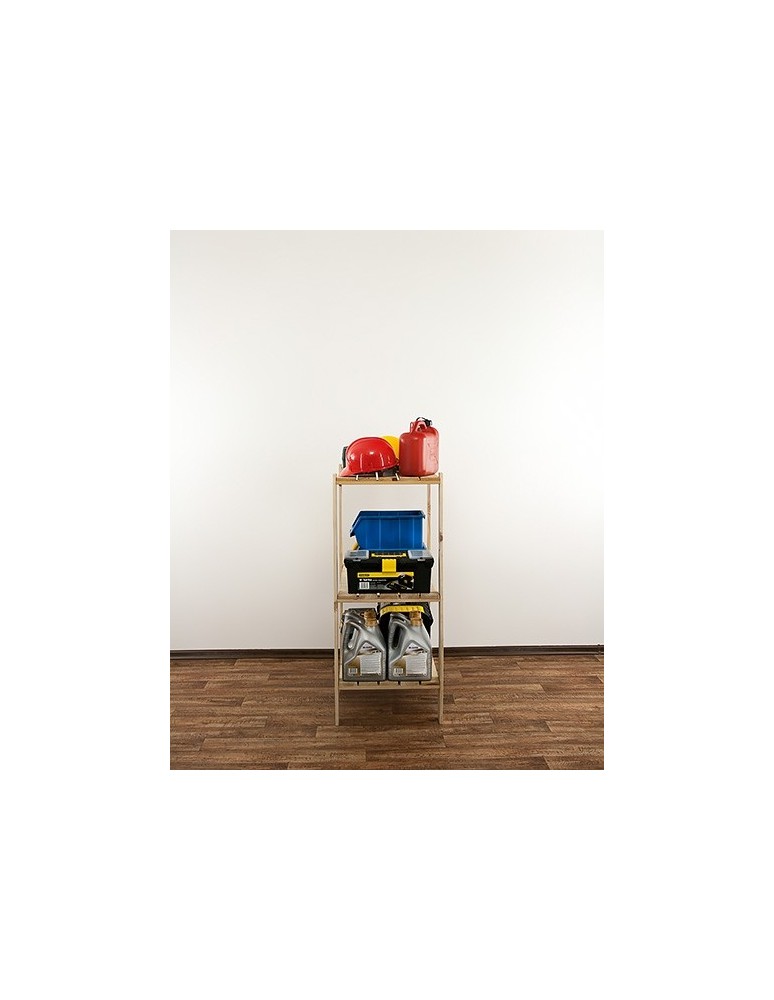 seria MAXI - Regał drewniany modułowy Maxi 3M z półką ażurową - product MODO24.PL 11