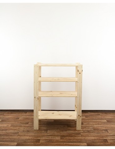 seria MAXI - Regał drewniany do spiżarni z półką ażurową  Maxi 3M+ - product 3