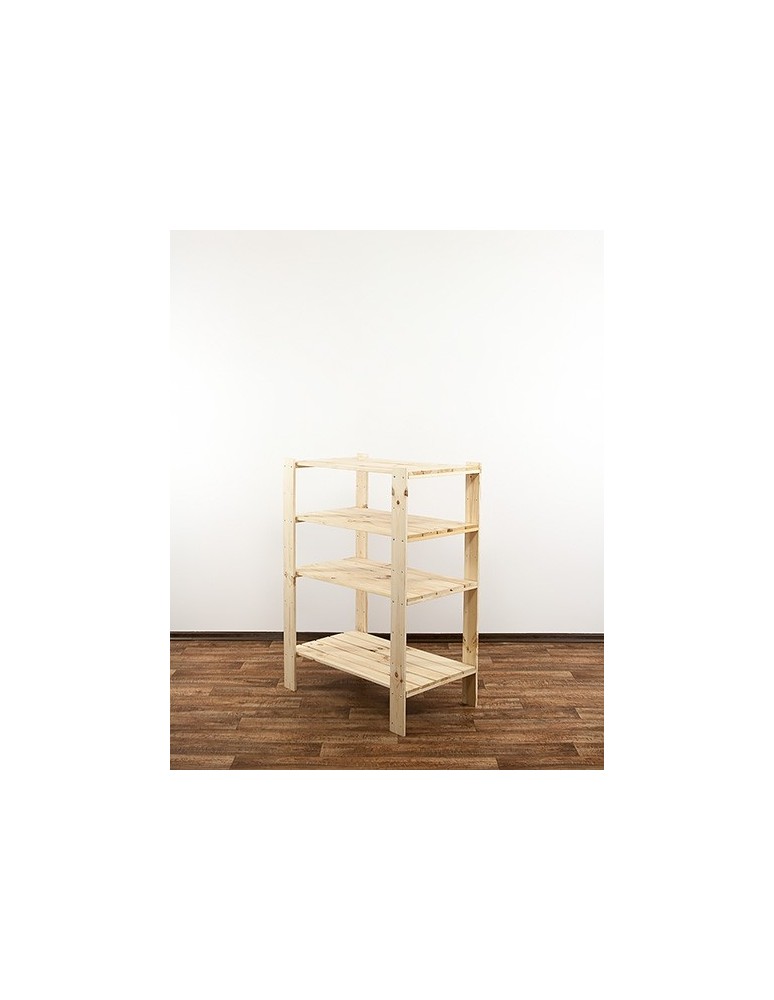 seria MAXI - Regał drewniany do spiżarni z półką ażurową  Maxi 3M+ - product MODO24.PL 2