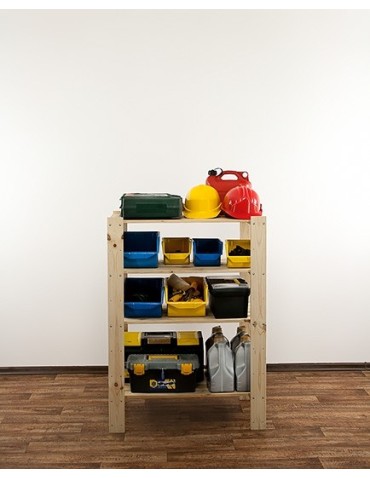 seria MAXI - Regał drewniany do spiżarni z półką ażurową  Maxi 3M+ - product 9