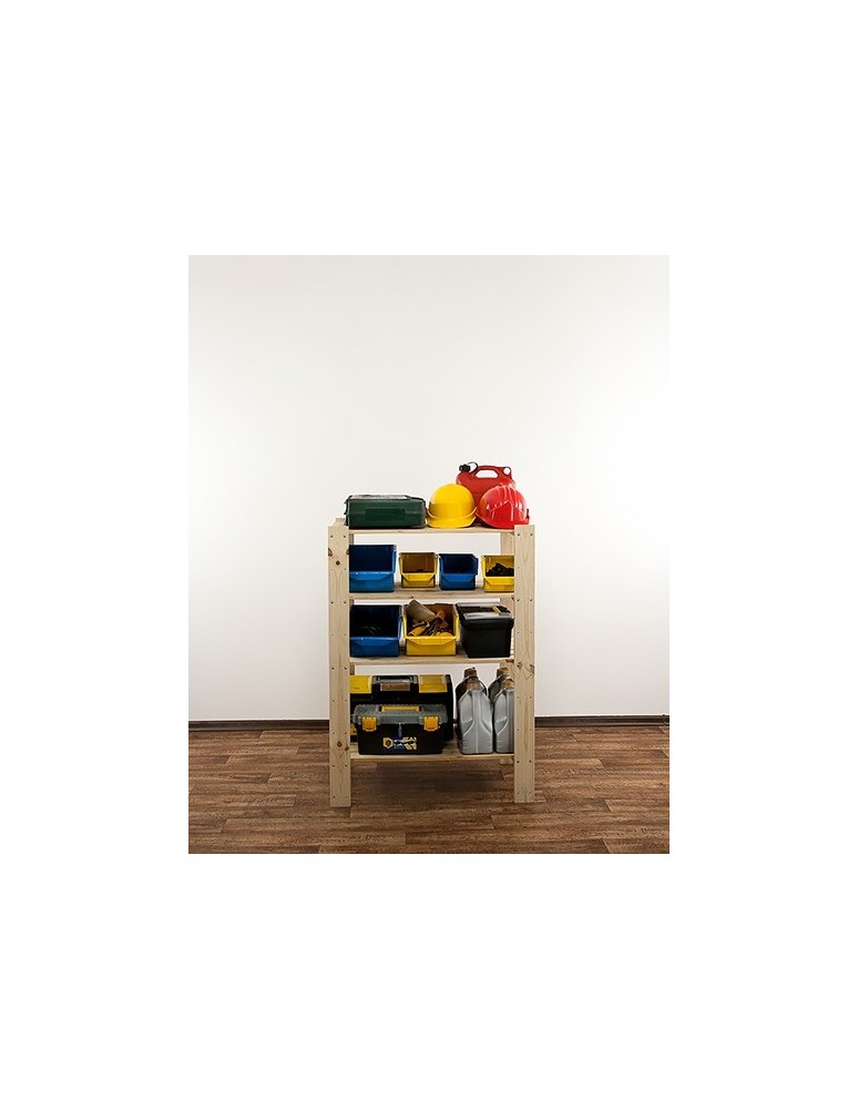 seria MAXI - Regał drewniany do spiżarni z półką ażurową  Maxi 3M+ - product MODO24.PL 9