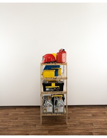 seria MAXI - Regał drewniany do spiżarni z półką ażurową  Maxi 3M+ - product 11