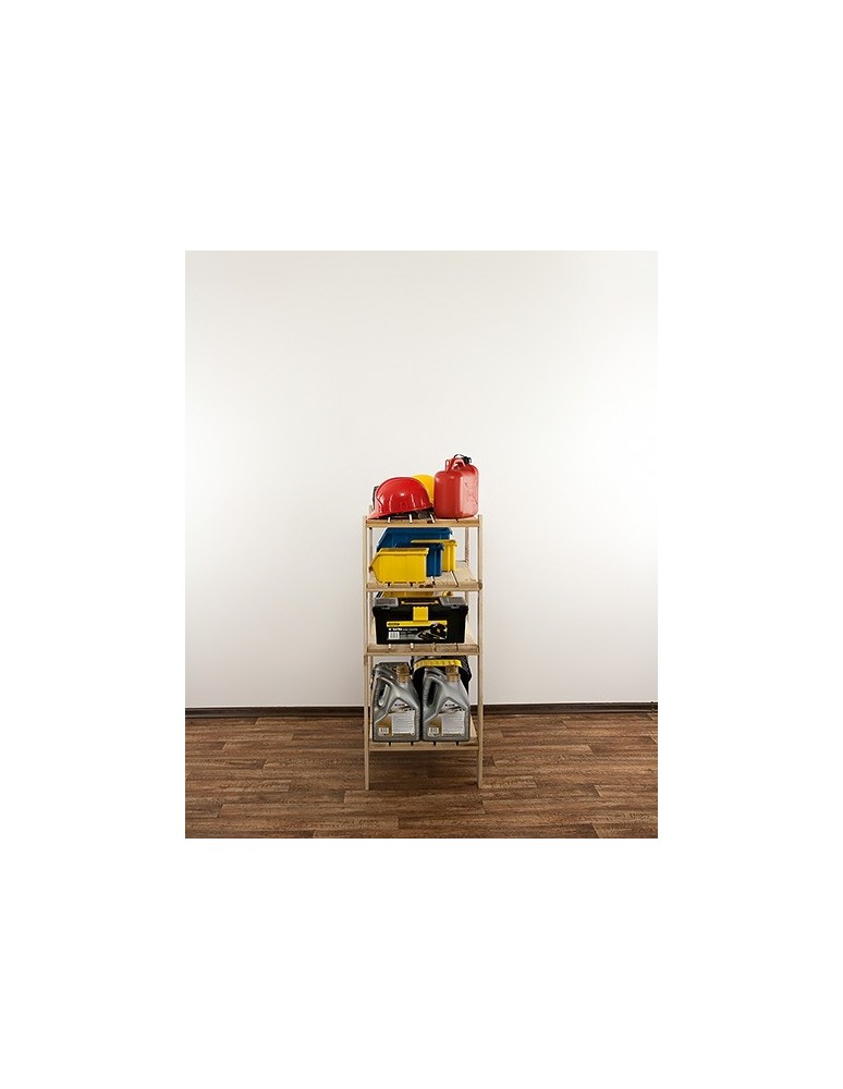 seria MAXI - Regał drewniany do spiżarni z półką ażurową  Maxi 3M+ - product MODO24.PL 11