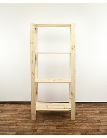 seria MAXI - Regał drewniany do zabudowy z półką ażurową  Maxi 4M - product 4