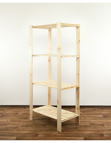 Regał drewniany do zabudowy z półką ażurową  Maxi 4M - product 2