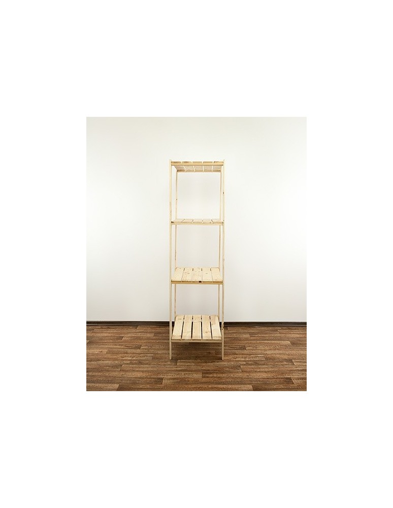 seria MAXI - Regał drewniany do zabudowy z półką ażurową  Maxi 4M - product MODO24.PL 3