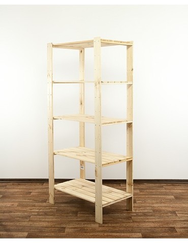 Regał drewniany do warsztatu z półką ażurową  Maxi 4M+ - product 2