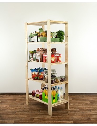 seria MAXI - Regał drewniany do warsztatu z półką ażurową  Maxi 4M+ - product 6