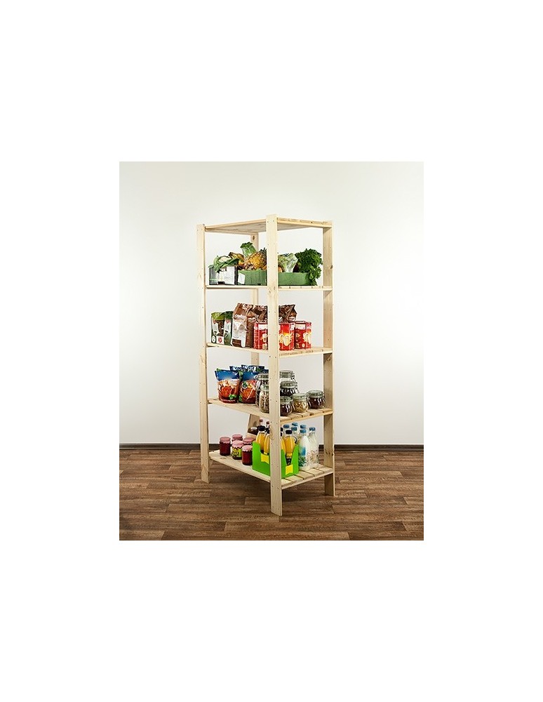 seria MAXI - Regał drewniany do warsztatu z półką ażurową  Maxi 4M+ - product MODO24.PL 6