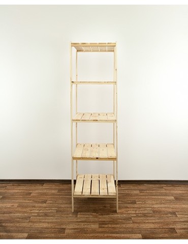 seria MAXI - Regał drewniany do warsztatu z półką ażurową  Maxi 4M+ - product 3