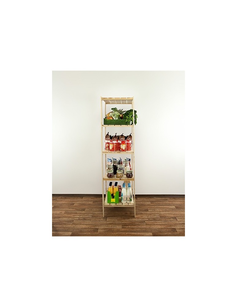 seria MAXI - Regał drewniany do warsztatu z półką ażurową  Maxi 4M+ - product MODO24.PL 7