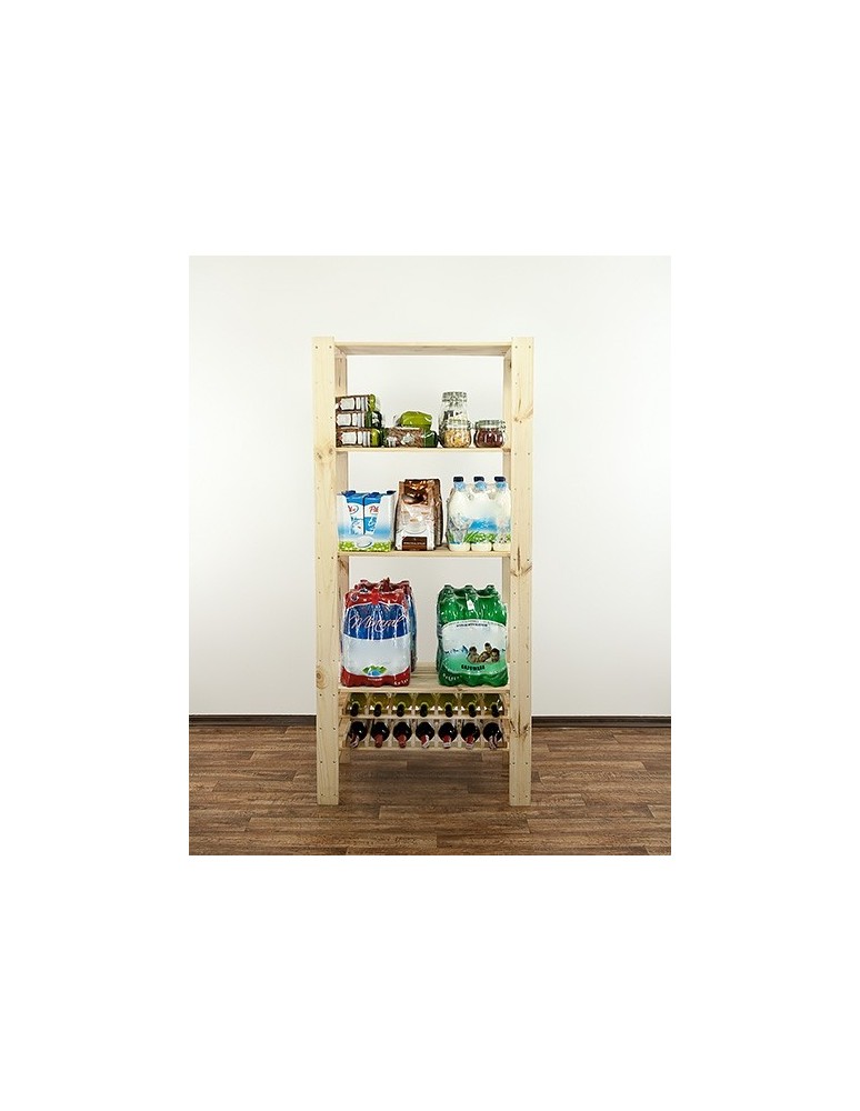 seria MAXI - Regał drewniany modułowy z półką ażurową  Maxi RW-4M - product MODO24.PL 7