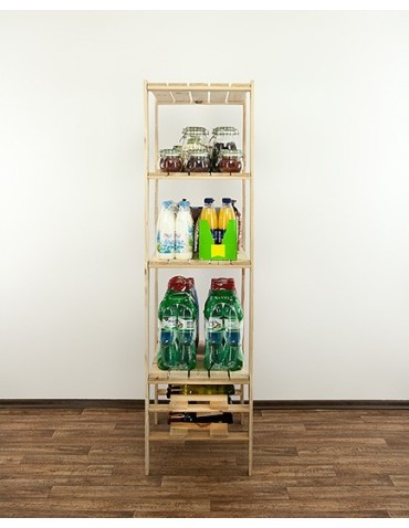 seria MAXI - Regał drewniany modułowy z półką ażurową  Maxi RW-4M - product 8