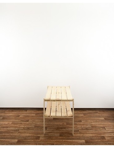 seria MAXI - Regał drewniany do spiżarni z półką ażurową Maxi 2N - product 4