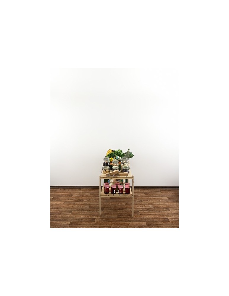 seria MAXI - Regał drewniany do spiżarni z półką ażurową Maxi 2N - product MODO24.PL 7