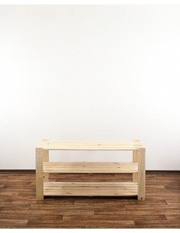 Regał drewniany do zabudowy z półką ażurową  Maxi 2N+ - product 2