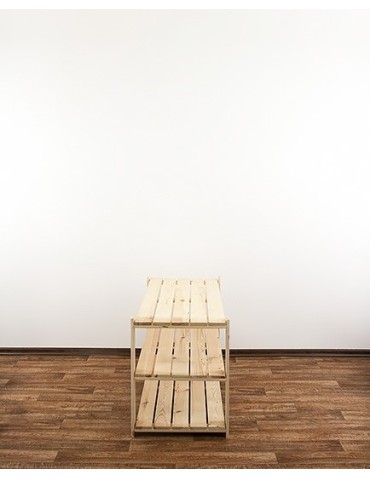 seria MAXI - Regał drewniany do zabudowy z półką ażurową  Maxi 2N+ - product 3