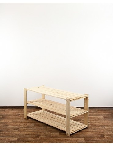 seria MAXI - Regał drewniany do zabudowy z półką ażurową  Maxi 2N+ - product 6