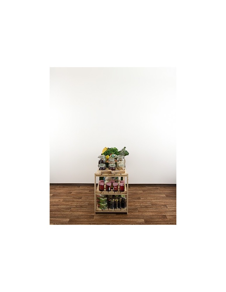 seria MAXI - Regał drewniany do zabudowy z półką ażurową  Maxi 2N+ - product MODO24.PL 7