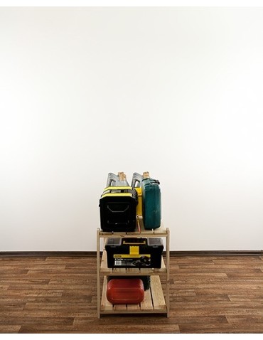 seria MAXI - Regał drewniany do zabudowy z półką ażurową  Maxi 2N+ - product 10