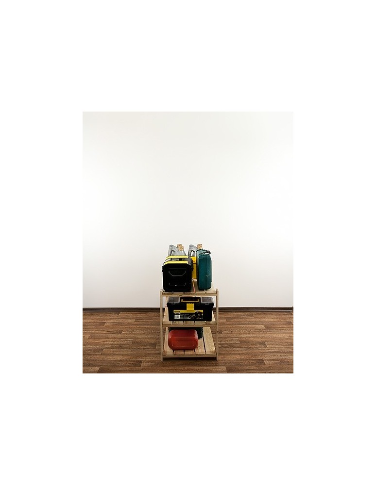 seria MAXI - Regał drewniany do zabudowy z półką ażurową  Maxi 2N+ - product MODO24.PL 10