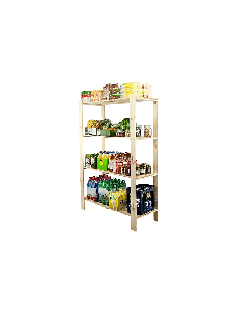 seria MAXI - Regał drewniany modułowy z półką ażurową Maxi 4N - produkt MODO24.PL 1