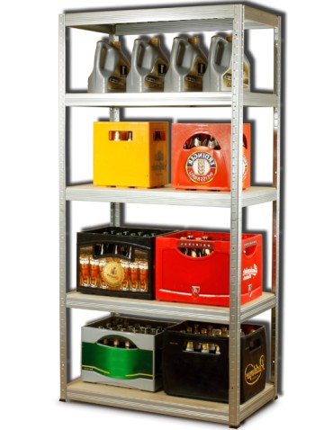 Helios Ocynk - Regał metalowy Helios 180x100x45_5_Z - 175 kg / na półkę - product 6