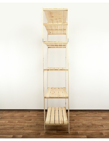 seria MAXI - Regał drewniany do zabudowy z półką ażurową Maxi 6N - product 3