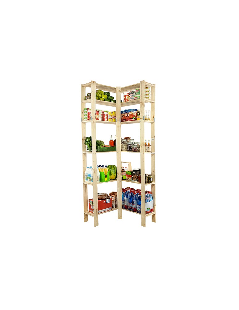 seria MAXI - Regał drewniany modułowy z półką ażurową  Maxi 6Z - produkt MODO24.PL 1