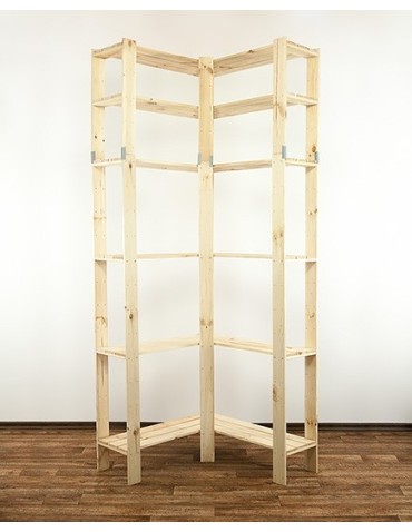 seria MAXI - Regał drewniany modułowy z półką ażurową  Maxi 6Z - product 3