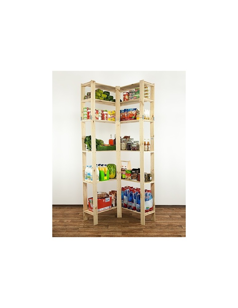 seria MAXI - Regał drewniany modułowy z półką ażurową  Maxi 6Z - product MODO24.PL 5