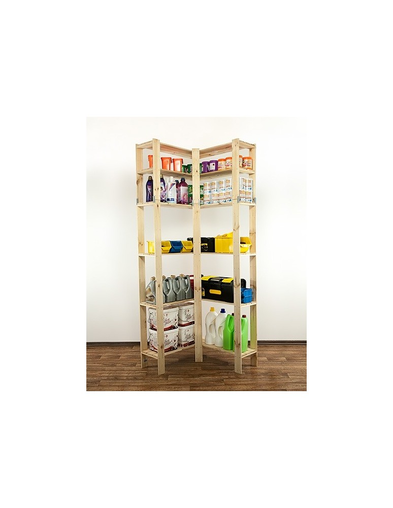 seria MAXI - Regał drewniany modułowy z półką ażurową  Maxi 6Z - product MODO24.PL 6