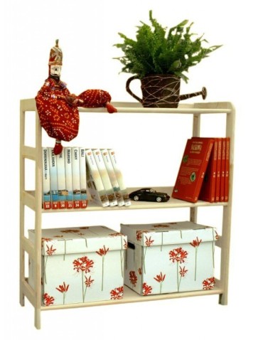 regały seria R - Regał do pokoju R-01 89x63x33 cm - product 5