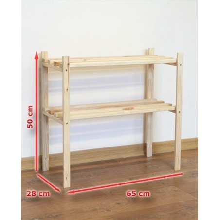 Regał drewniany RA-2-65 50x65x28 cm