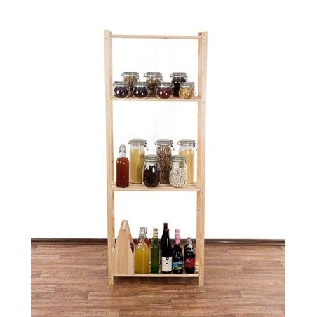 Regał RA-4 sosna 170x65x28