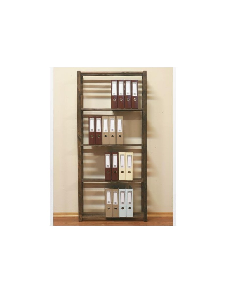 regały serii RA - Regał RA-5-65 BR brązowy z 5 ażurowymi półkami - product MODO24.PL 2