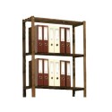 Regał drewniany RA-3-65 Brąz